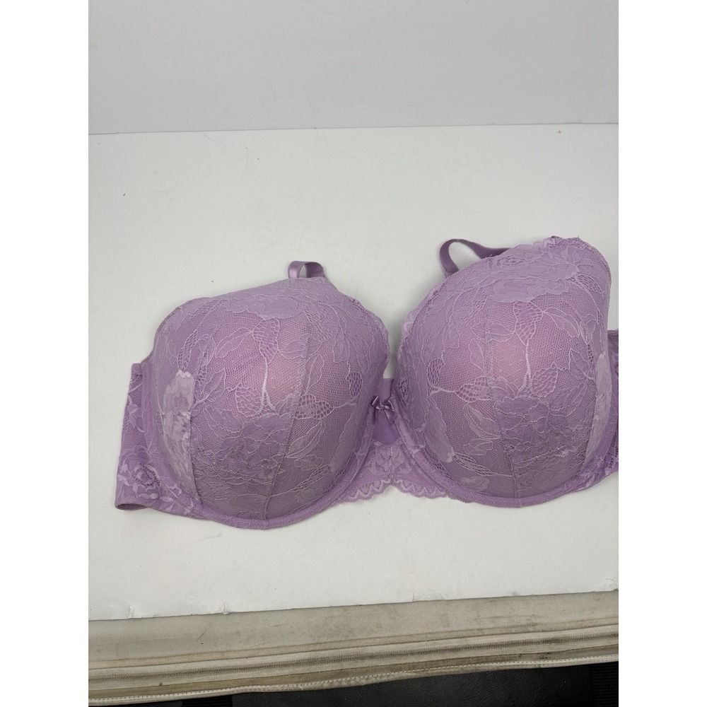 Torrid Curve 360° Back Smoothing Push-Up T-Shirt Women's Bra 48DD Lavender